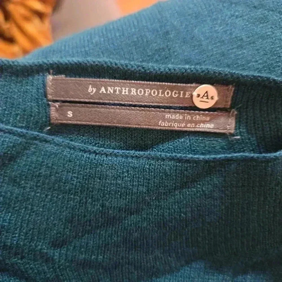Anthropologie Claudette Knit Sweater Dress BlueGreen Size S #011 - Picture 3 of 6